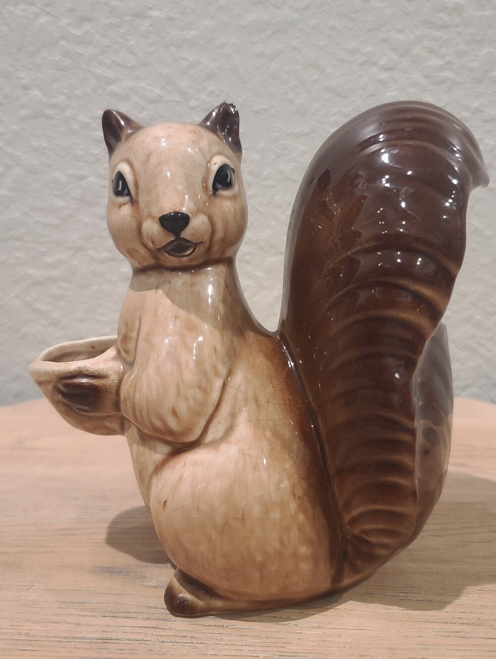 Vtg Marston of California Pottery Squirrel Creamer Planter Nut Dispenser 1950s